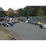 Qualifying pre-grid at Mid-Ohio.